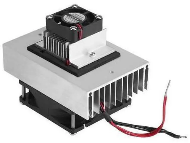 Main image of Mini Air Conditioner,DC 12V Thermoelectric Peltier Cooler Refrigeration Cooling System Heat Sink Conduction Module Semiconductor Fridge Refrigeration Cooling System DIY Kit
