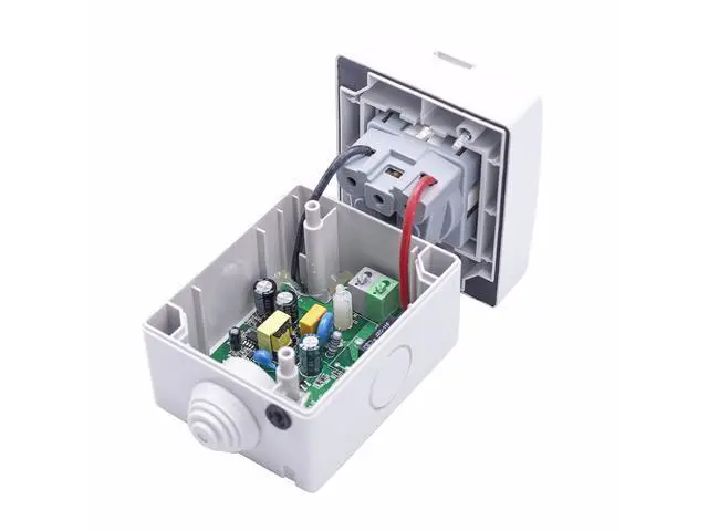 Alt view image 4 of 5 - Bakeey Smart WiFi Socket IP55 Waterproof Mobile App Control Intelligent Timing Outdoor Smart Home EU Plug Socket