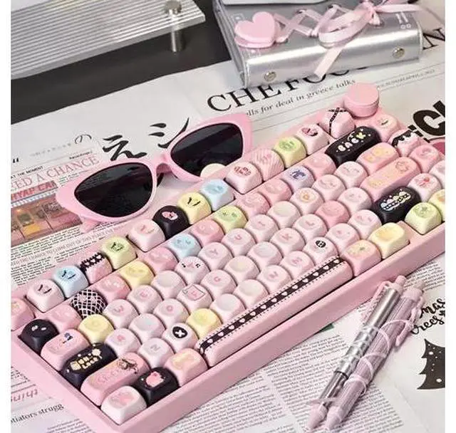 Main image of Guardian Sweetheart MOA Theme Five-Sided Heat Transference PBT Personalized Mechanical Keycaps New Compatibility with Miao From Compatibility with Miao From 68 - Keycaps