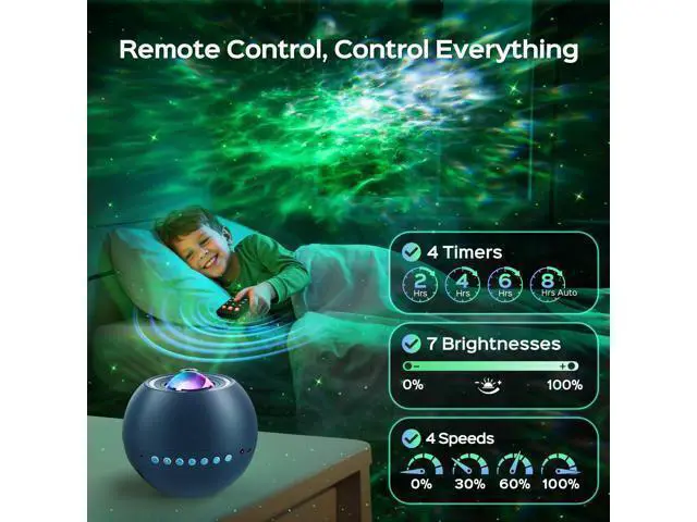 Alt view image 5 of 7 - Galaxy Projector for Bedroom Star Projector for Bedroom,15-Color 15 White Noise Sound Machine for Sleep Galaxy Light Projector for Bedroom,Bluetooth Ceiling Star Lights for Bedroom,Teen Girl Gifts Boy
