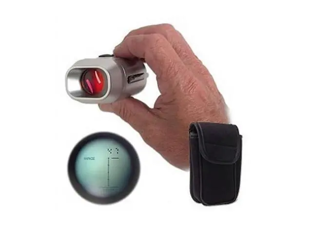 Alt view image 4 of 5 - 1SET Telescope Laser Rangefinder Laser Distance Meter 7X Monocular Golf Hunting Laser Range Finder Tape Measure Roulette Sports