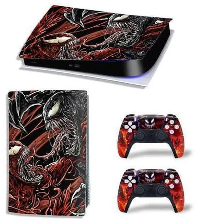 Main image of Venom Vinyl Skin Sticker For PS5Digital PS5 Game Console Game Handle Full Protective Film(TN-PS5Digital-10266)
