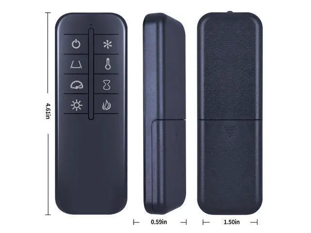 Alt view image 3 of 4 - Replacement Remote Control for Twin Star ClassicFlame TRESANTI Electric Fireplace Heater 42IF442FGL 42IF442FGL-B000 42MM6659 42II042FGT 42MM6717