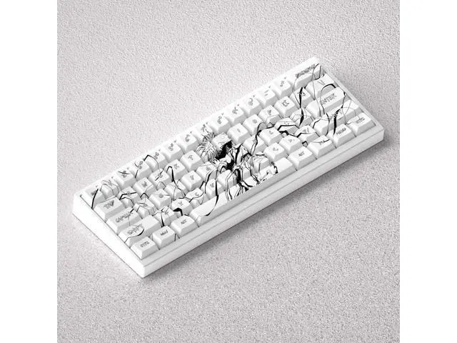 Alt view image 2 of 5 - Five Key Caps with Anime Theme, High-Quality PBT Finish, Fully Engraved, Compatible with 60, 65, 68