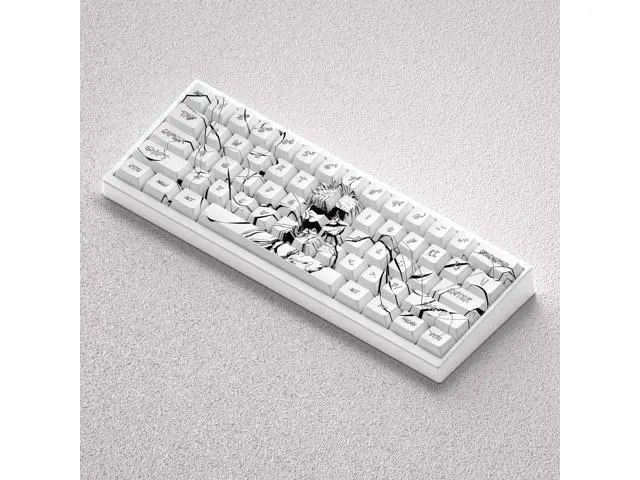 Alt view image 3 of 5 - Five Key Caps with Anime Theme, High-Quality PBT Finish, Fully Engraved, Compatible with 60, 65, 68