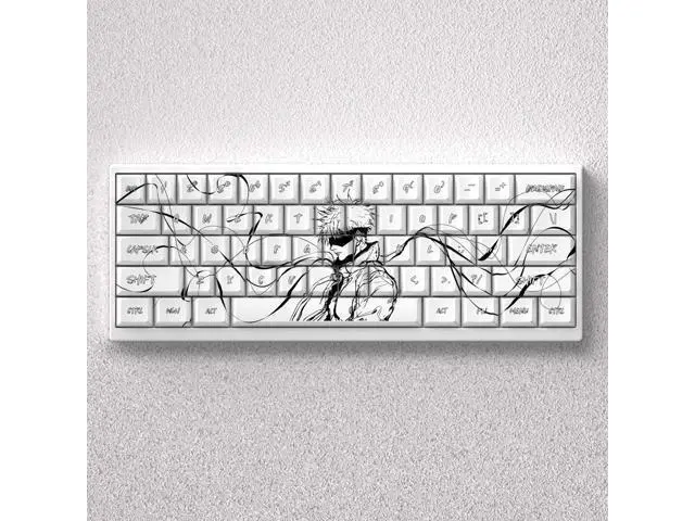 Alt view image 5 of 5 - Five Key Caps with Anime Theme, High-Quality PBT Finish, Fully Engraved, Compatible with 60, 65, 68