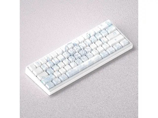 Alt view image 4 of 5 - Three-Nine keycaps with a 2D theme, highly embossed with transparent PBT on the sides, compatible with 60, 65, 68, 75, and 87.
