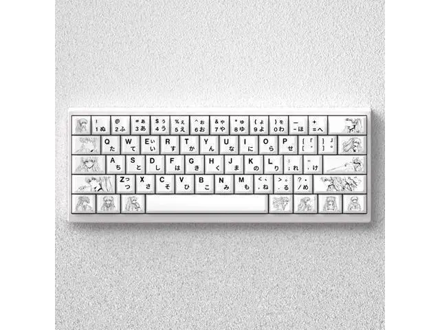 Alt view image 4 of 5 - Tomorrow Smile Pure Enjoy Version Keycap with 2D Theme, Original Factory Height PBT, Fully Engraved, Compatible with 60, 65, 68