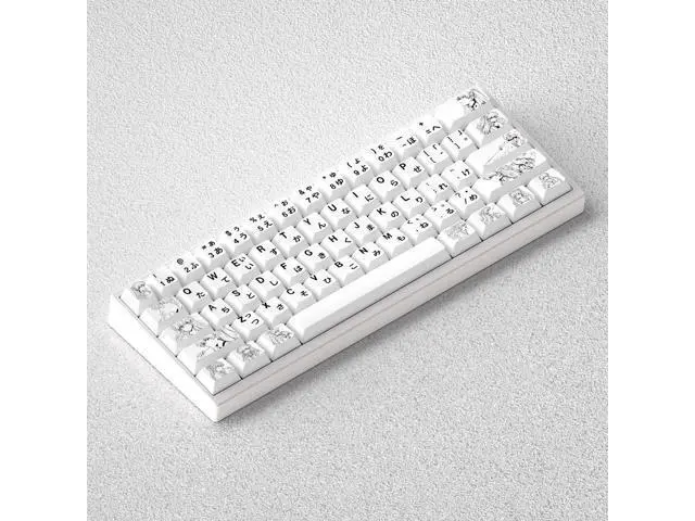 Alt view image 2 of 5 - Tomorrow Smile Pure Enjoy Version Keycap with 2D Theme, Original Factory Height PBT, Fully Engraved, Compatible with 60, 65, 68