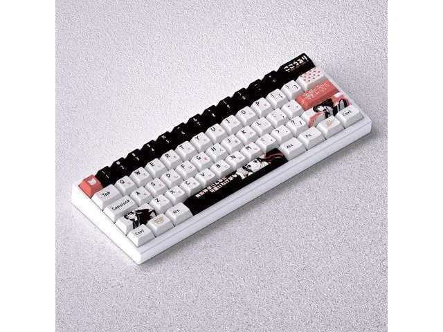 Alt view image 2 of 5 - Keycap height: PBT material, precisely engraved, non-transparent, compatible with 60, 65, and 68 keycaps.