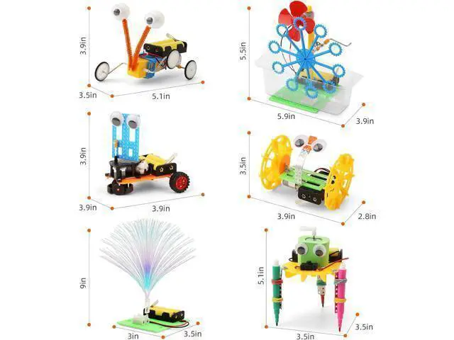Alt view image 3 of 7 - STEM Science Robotics Kit, Experiments Projects Activities for Kids 6-8 8-12, Build Robot Crafts for Boys Toys, DIY Electronic Engineering Building Kits for Girls Age 8 + Year Old Gifts