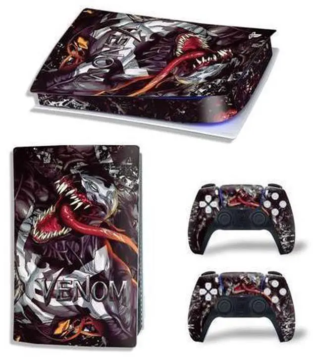 Main image of Venom Vinyl Skin Sticker For PS5Digital PS5 Game Console Game Handle Full Protective Film(TN-PS5Digital-10269)