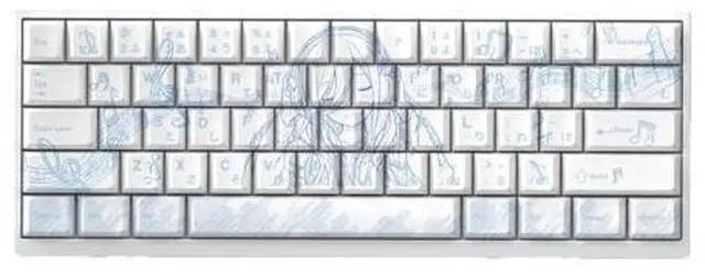 Main image of Nakanose Sanzuki Keycap for 2D theme with high PBT finish, engraved, compatible with 60, 65, 68.