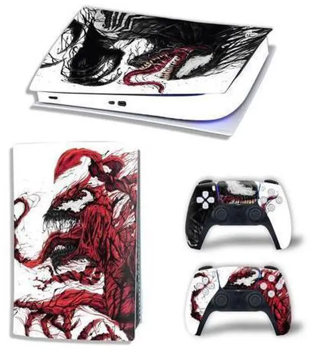 Main image of Venom Vinyl Skin Sticker For PS5Digital PS5 Game Console Game Handle Full Protective Film(TN-PS5Digital-10271)