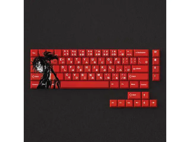 Alt view image 3 of 5 - Samurai Quest Keycap 2D Theme Original Factory High-Purity PBT Engraved Compatible with 60, 65, 68