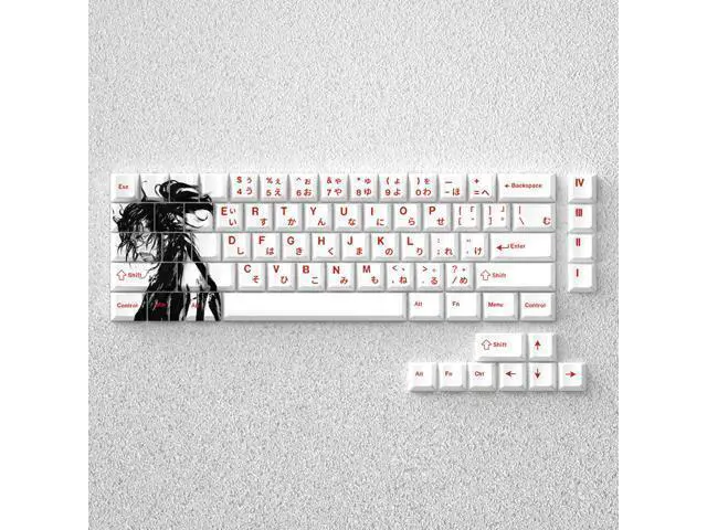 Alt view image 4 of 5 - Samurai Quest Keycap 2D Theme Original Factory High-Purity PBT Engraved Compatible with 60, 65, 68