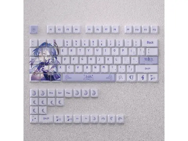 Alt view image 3 of 3 - Thrush Keycap 2D Theme with High Detail Side Etching for Light Transmission PBT Compatible with 60-65-68-75-87