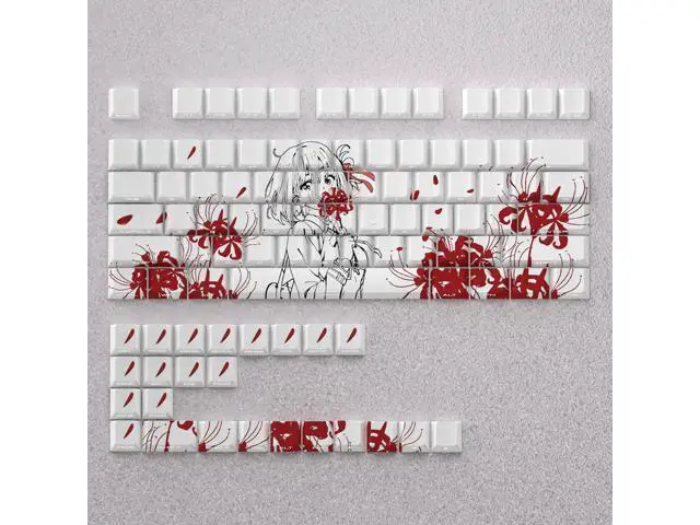 Alt view image 2 of 3 - Jinmu Qianzu Keycap 2D Theme High-Definition Side Etching with Light Transmission PBT Compatible with 60.65.68.75.87