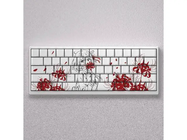 Alt view image 3 of 3 - Jinmu Qianzu Keycap 2D Theme High-Definition Side Etching with Light Transmission PBT Compatible with 60.65.68.75.87