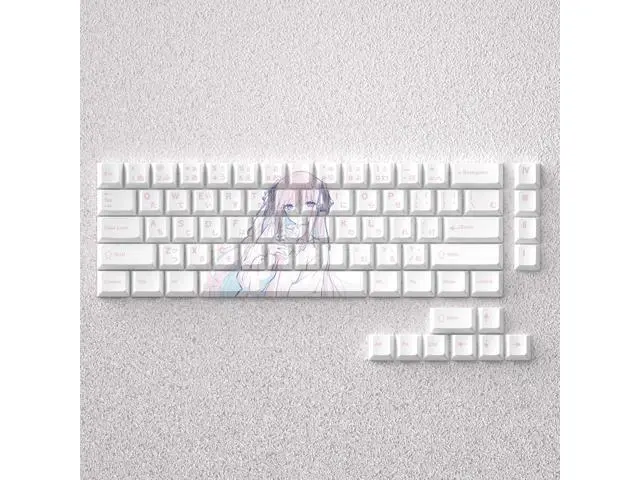 Alt view image 2 of 3 - Nakano Nana Keycap 2D Theme High-Poly PBT Fully Engraved Compatible with 60, 65, 68