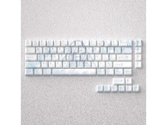 Alt view image 2 of 3 - Nakanose Sanzuki Keycap for 2D theme with high PBT finish, engraved, compatible with 60, 65, 68.