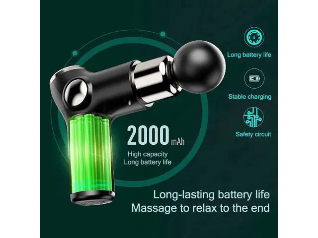 Alt view image 3 of 7 - Professional Fascial Massage Gun Sport Relaxation Fitness massageador Muscle Stimulator Handheld Massager