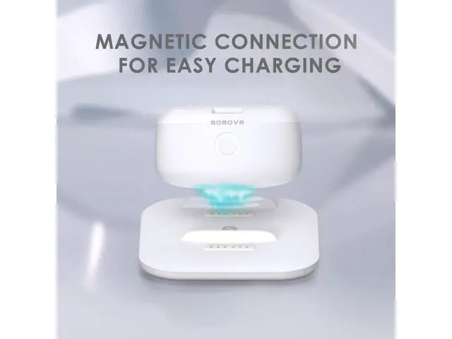 Alt view image 3 of 6 - BOBOVR Twin Charger Station Magnetic Charging Dock for Quest 3 Head Strap B2 Battery Pack