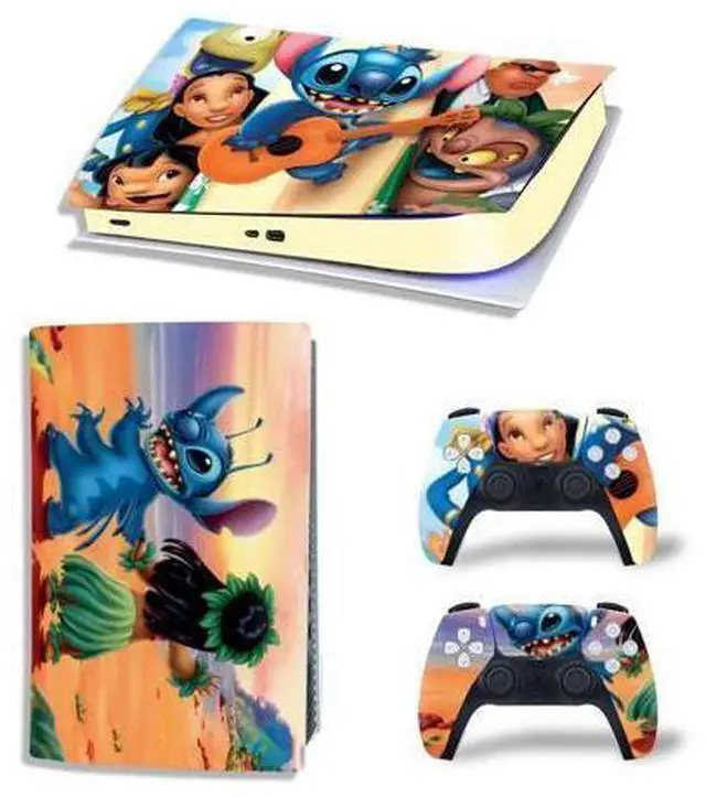 Main image of Stitch Vinyl Skin Sticker For PS5Digital PS5 Game Console Handle Protective Film(TN-PS5Digital-3645)