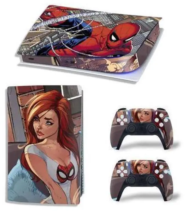 Main image of Cartoon Vinyl Skin Sticker For PS5Digital PS5 Game Console Game Handle Full Protective Film(TN-PS5Digital-6090)