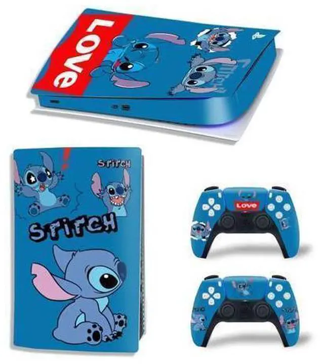 Main image of Stitch Vinyl Skin Sticker For PS5Digital PS5 Game Console Handle Protective Film(TN-PS5Digital-3657)