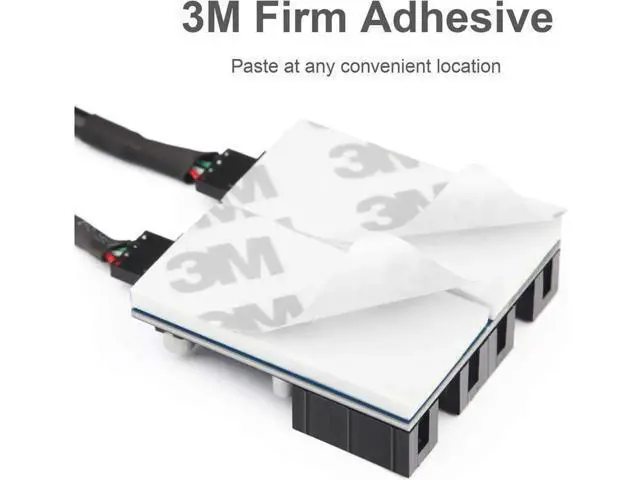 Alt view image 3 of 6 - Motherboard 9 Pin USB Header Splitter Male 1 to 4 Female Extension Splitter Cable Desktop Card 9-Pin USB 2.0 HUB Connector Adapter Port Multiplier