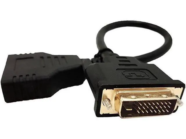 Alt view image 5 of 5 - DVI to HDMI CableSinLoon Gold-Plated DVI Male 24 1 Pin to Dual Hdmi Female 1080p Hdmi Video Converter Adapter Splitter Cable