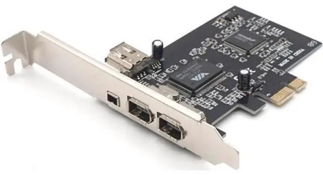 Main image of PCIe 1X IEEE 1394A 4 Port(3+1) PCI-E Firewire Card Adapter With 6 Pin To 4 Pin IEEE 1394 Cable For Desktop PC