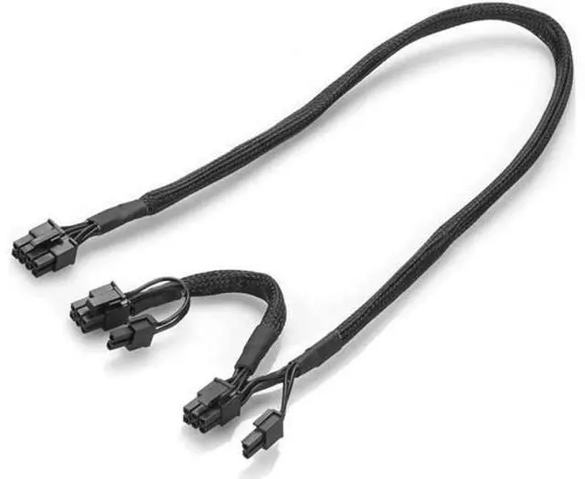 Alt view image 3 of 7 - PCI-E 8pin to Dual 8(6+2)Pin Power Supply Cable PCIe 8 Pin 1 to 2 Spliter ATX 8pin PSU to GPU PCIE 8Pin for RM1000 RM850 RM750 RM650 RM550 RM450