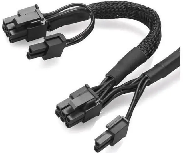 Alt view image 5 of 7 - PCI-E 8pin to Dual 8(6+2)Pin Power Supply Cable PCIe 8 Pin 1 to 2 Spliter ATX 8pin PSU to GPU PCIE 8Pin for RM1000 RM850 RM750 RM650 RM550 RM450