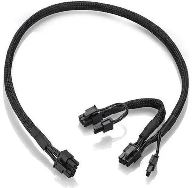 Alt view image 7 of 7 - PCI-E 8pin to Dual 8(6+2)Pin Power Supply Cable PCIe 8 Pin 1 to 2 Spliter ATX 8pin PSU to GPU PCIE 8Pin for RM1000 RM850 RM750 RM650 RM550 RM450
