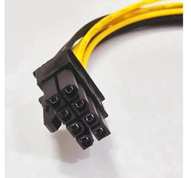 Alt view image 5 of 6 - 6 inch 2 x Molex 4 pin to 8-Pin PCI Express Video Card Pci-e ATX PSU Power Converter Cable - Molex to Pcie 8 pin Adapter