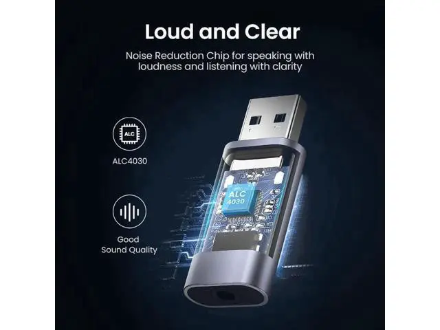 Alt view image 6 of 7 - USB Sound Card Audio Interface USB Sound Card for Laptop PC PS4 Earphone Microphone Audio Card USB External Sound Card