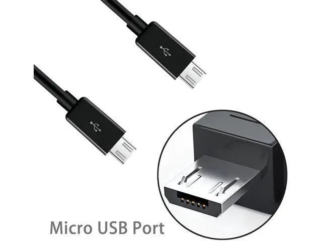 Alt view image 2 of 7 - Micro USB Splitter Cable,2 in 1 USB 2.0 A Male to Dual Micro USB Male Charging Cord Multi Micro USB Data Sync Adapter Cable Split Micro USB Connection Wire (Black-1m-2 Mrico)
