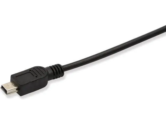 Alt view image 2 of 6 - (2-Pack) Mini USB Male to 3.5mm Female Audio Cable for Active Clip Mic Microphone Adapter Cord-1Feet