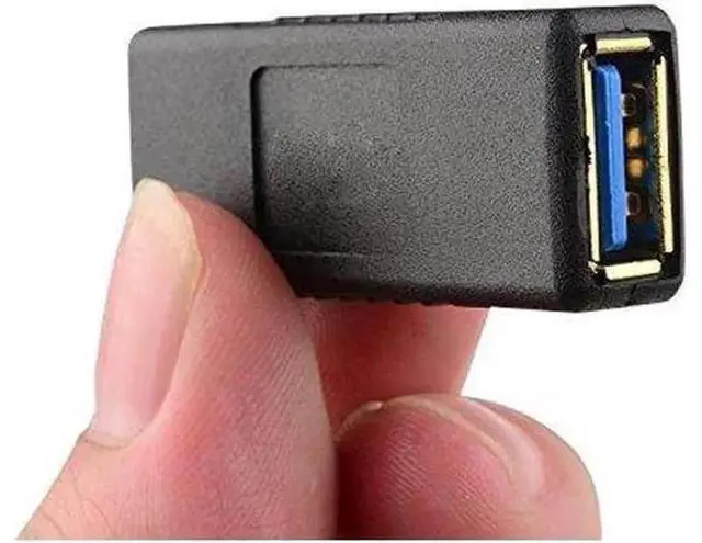 Alt view image 3 of 7 - 2-Pack USB 3.0 Coupler USB Female to Female Adapter Gender Changer