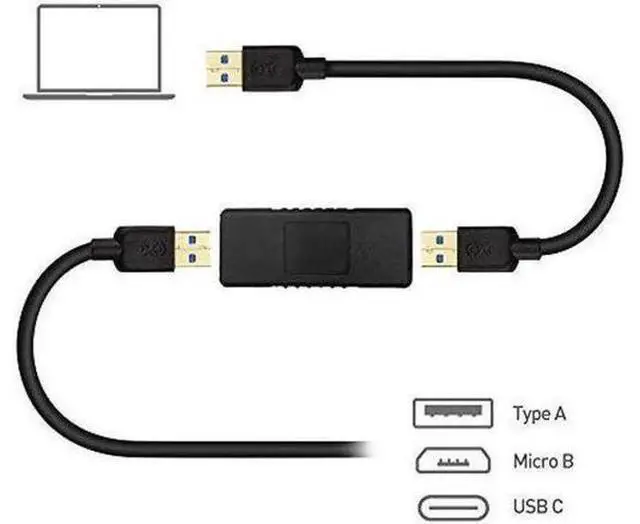 Alt view image 6 of 7 - 2-Pack USB 3.0 Coupler USB Female to Female Adapter Gender Changer