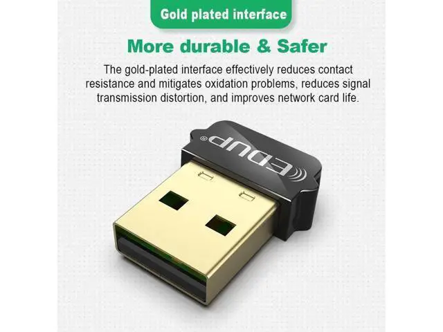 Alt view image 6 of 7 - 650Mbps USB WiFi 802.11AC Adapter 2.4GHz/5GHz Dual Band Wireless USB Ethernet Adapter Receiverfor PC Windows, MacOS