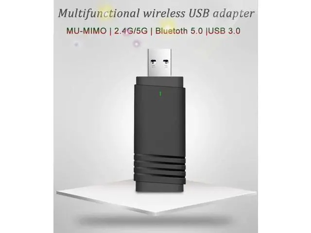Alt view image 3 of 7 - USB Wifi Adapter 1200Mbps + Bluetooth 5.0 5ghz USB Support MAC OS Ethernet PC Wi Fi Adapter Lan Wifi Dongle AC Wifi Receiver