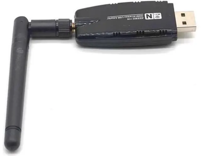 Alt view image 5 of 7 - 300Mbps USB Wireless 802.11n/g/b Wi-Fi Adapter Receiver Network Card 5dbi Antenna wifi Ethernet Dongle Lan network card