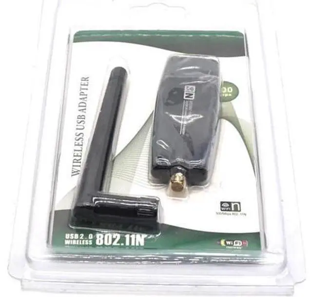 Alt view image 6 of 7 - 300Mbps USB Wireless 802.11n/g/b Wi-Fi Adapter Receiver Network Card 5dbi Antenna wifi Ethernet Dongle Lan network card