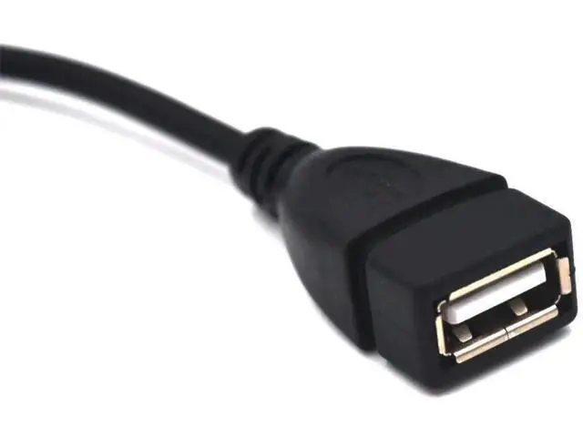 Alt view image 5 of 6 - 12 Inch USB 2.0 5 Pin Female Terminal Block Cable, USB Extension Plug Bolt Screw Solderless Terminal Adapter Connector Charging and Data Transfer Cord