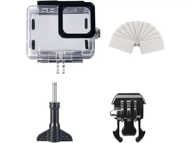 Alt view image 2 of 7 - 60M Waterproof Case for GoPro Hero 12 Black / Hero 11 Black / Hero 10 Black / Hero 9 Black, Protective Underwater Dive Housing Shell with Bracket Accessories for Go Pro Hero 12 11 10 9 Action Camera