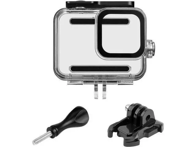 Alt view image 6 of 7 - 60M Waterproof Case for GoPro Hero 8 Black Underwater Waterproof Protective Housing Case for GoPro Action Camera with Quick Release Mount and Thumbscrew