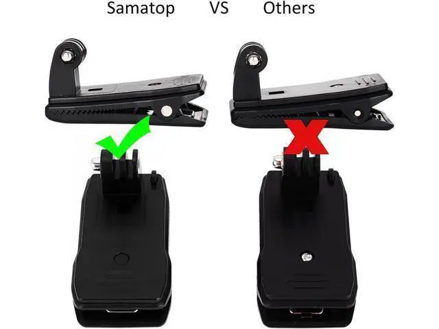 Alt view image 4 of 7 - Werleo Backpack Strap Mount Quick Clip Mount Compatible with Gopro Hero 2018 Fusion Gopro Hero 7 6 5 4 Session 3+ 3 2 1 Cameras